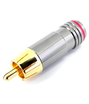 PLUG RCA Teflon 8 mm sarkans, apzeltīts

 CKI155R.jpg