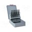 0000100351100 Drill set; for metal; high speed steel; metal case; MAYKESTAG z4nt9XbkOnEW0nGYBntbcHvix5vmteGknyVGQ1oCB7Q