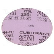 775L P320 125MM B/O CUBITRON II Sanding plate; 125mm; Granularity: 320; w/o holes; Mounting: bur gXn9-NDE_mexRHEKZRaxkD4EBHIplJcvGzRrcgeCcLc