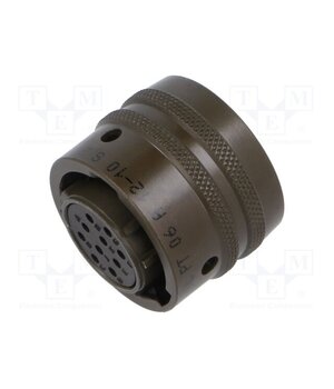 PT06A1210S Connector: circular; plug; female; PT/451; 7.5A; 600V; PIN: 10; olive eDS5I_yCSpcTXR0l9Nd-qPhYTZyBI3aeD1C_jI-CgIY