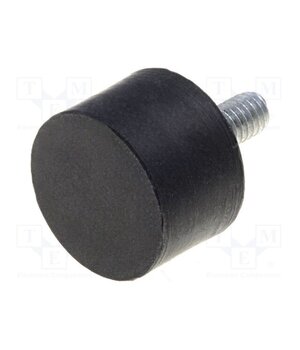 DVA.4-20-10-M6-18-55 Vibroisolation foot; Ø: 20mm; H: 10mm; Shore hardness: 55±5; 315N 3jUcjSMV6f7FYRBKlauo5sUQrGIUGGdDH1MSBkVtEso