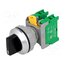 SS30-2/O BK, 1-0-2 3POSITION Switch: rotary; 30mm; Stabl.pos: 3; NO x2; black; IP65; SS30; Ø30mm 7yxqa7EQivndbzqfNkEGdbDV5YzM9SUluca7o7PXQYM
