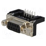 09661127603 Connector: D-Sub; PIN: 9; socket; female; on PCBs; angled 90°; THT vHkwv1JzTBs1ENrwCB401OwXLhnzeJId3Eusaaqycss