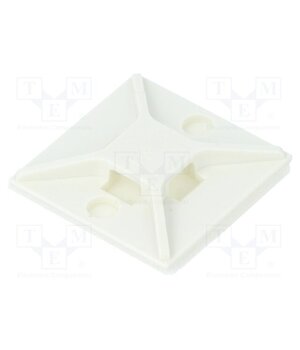ABM2S-A-C Holder; screw,self-adhesive; ABS; white; Tie width: 2.5÷4.8mm 0Wq6guE7iLfYNRVpKcCVTRnc2gzg0P-Xdhf7zRqH6F4