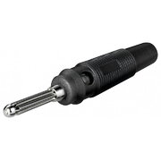 PLUG ø4mm 'banan' tips ar skrūvi, melns HQ

 CKI085JQ.jpg