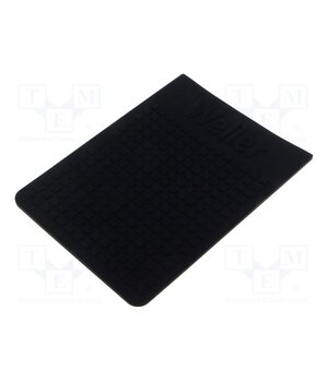 FT91000045 Mat; for soldering fume absorber; Dim: 193x133mm; silicone; black 5wkHBaoQh6HoDcLDJ2mSPK2idf8a-FNOMaZHqA1-Vl0