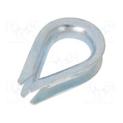 KU18 Thimble for rope; steel; for rope; Ørope: 18mm; zinc; DIN 6899B Y1kvklQKdVYqutQFtDth78htaJr6mGua4tDUiRKkc1E