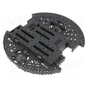 ROMI CHASSIS KIT - BLACK Wheeled chassis; POLOLU Romi; black; 3÷6VDC; Mot.qty: 2 jrT-uyMHqXIsqTlPaSGMOCqDNefc9lA-QJUuxEoJ4dw