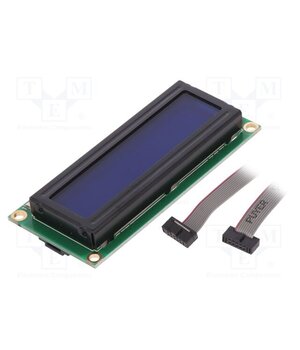 DFR0063 Display: LCD; 16x2; blue; 80x36mm; LED; Interface: I2C; 5VDC t5mJtoUXKvDFNJusl23cJvAaaDRCV2OMYBP4X7KjRkM