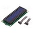 DFR0063 Display: LCD; 16x2; blue; 80x36mm; LED; Interface: I2C; 5VDC t5mJtoUXKvDFNJusl23cJvAaaDRCV2OMYBP4X7KjRkM
