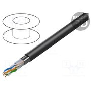 TI0013 Wire; BiTLAN; F/UTP; Cat 5e; 4x2x24AWG; Cu; wire; PE; black; 7mm Q5qYujJlE7zO5C2ypOG1laBpNrOe98wAuc88Y379rN0