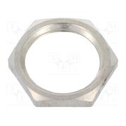 2716 Nut; M16; brass; 19mm; Thread: metric; Pitch: 1.5; Plating: nickel hlbJh33HTYSw9NSLv0Z4csqeFH2X3onPH2suMfWKF4A