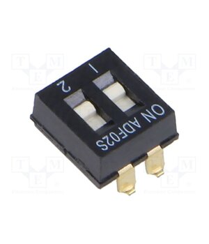 1825059-1 Switch: DIP-SWITCH; Poles number: 2; OFF-ON; -0.025A/24VDC; Pos: 2 6DdINRYNEvCO9aaHD8md4uYQc1IVCO1uhK0Z7F7F1nI