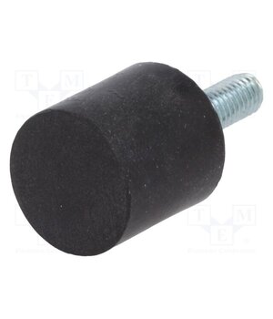 DVA.4-20-20-M6-18-70 Vibroisolation foot; Ø: 20mm; H: 20mm; Shore hardness: 70±5; 336N snAqQ6rOn78XZC1nIi-xPVfO136B2MsVY6j-aczkKzo