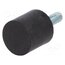 DVA.4-20-20-M6-18-70 Vibroisolation foot; Ø: 20mm; H: 20mm; Shore hardness: 70±5; 336N snAqQ6rOn78XZC1nIi-xPVfO136B2MsVY6j-aczkKzo