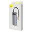 Kompiuterinio tinklo komutatorius - šakotuvas USB-C -> 3xUSB A 4in1 Baseus, Metal Gleam Series, WKWG070013 AKOM201+4.jpg
