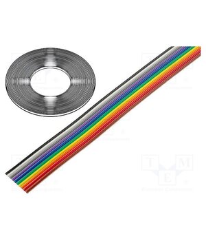 3811/10 (100FT) Wire: ribbon; 10x26AWG; 1.27mm; stranded; Cu; unshielded; PVC; 50V qUgjAlbmxZBbUmYBANnB9H4unWk2RhSX9IRvS-x2MY0