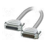 2302133 Cable; D-Sub 25pin socket,D-Sub 25pin plug; PVC; Len: 1m; grey nqhfdbS1ALrmhOLzQjLeJJZpoGnfRYmA6PuQnX6X31w