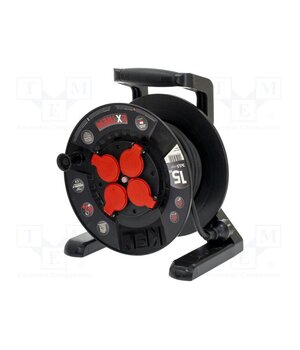 W-100023 Extension lead; 3x2.5mm2; reel,with non-rotating sockets; black 29RjFv09nv8EIQ94hnDwbX2wrnXdSJptUVp_oIvqv4c