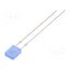 OSB5YU7YA4B LED; blue; rectangular; 2x4x5mm; 500÷750mcd; 100°; Front: flat; 20mA xZ2Mcro7j8zEOZAlCKrFa18rlYDn_d2YSOKvA89bgxI
