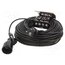 W-97019 Extension lead; 3x1mm2; Sockets: 1; rubber; black; 40m; 10A C9Yr0J4QWCdJezywQvRa1J83CGK97Czanl0W8eaOdBA