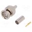 J01002A0030 Connector: BNC; plug; male; straight; 75Ω; crimped; for cable; PTFE fmGUAD8sziiVPgw32EgELAXXxdmahjaR-waqCDF1iaU
