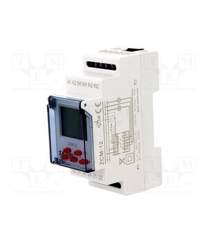 ZCM-12 Programmable time switch; Range: 24h / 7days; DPDT; 230VAC; PIN: 8 wJE0y1a6XVBjUblKo0kg5D7WcaALDCCl0lWOQcKa-6A