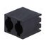 FIX-LED-310 LED housing; 3mm; polyamide; angular; 3 PIN; black; UL94V-2 d4Y3LnFwNvbmzIliMj3fwSBLcxuHjTsd_YxCMou_xE0