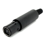 SOCKET mini DIN 4pin kabeļiem, melns

 CLI544.jpg