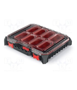 KCX45408B Container: collective; with boxes; black; low; 445x390x77mm; CMX jkzvkTbcd2oGjWCl_p_RvOY1eNKiBsHzY71vstmRwlo