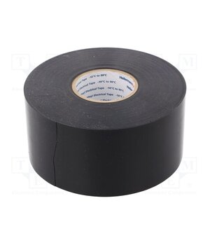 710-10802 HELATAPE WRAP25 Tape: electrical insulating; W: 50mm; L: 30m; Thk: 0.25mm; black 8L4oBYnAOLB1cph46hfp6Wgzfov2yMxsvORKLxLNt3I