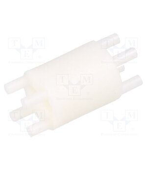 456-500 Spacer sleeve; LED; Øout: 6.4mm; ØLED: 3mm,5mm; L: 12.7mm; white nIJSw5Zlk3_AIg2NKS3dQgbTZWjyHs2ct9K6Doa0jbU