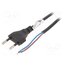 AK-OT-06A Cable; 2x0.5mm2; CEE 7/16 (C) plug,cables; PVC; 3m; black; 2.5A 8AiuABnxKj-zUYQmrNlIqDu7ztVlowt76gCMSq27CXw