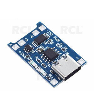 Litija baterijas lādētājs USB-C 1A 5V 18650 TP4056

 ABRM252.jpg