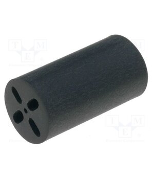 8910 Spacer sleeve; LED; Øout: 6.5mm; ØLED: 5mm; L: 7.6mm; black; UL94V-0 WKA2oJWS_ckgcStgJ9yiJ0kM49dYR75UCxNA0DUGn-Q