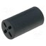 8910 Spacer sleeve; LED; Øout: 6.5mm; ØLED: 5mm; L: 7.6mm; black; UL94V-0 WKA2oJWS_ckgcStgJ9yiJ0kM49dYR75UCxNA0DUGn-Q