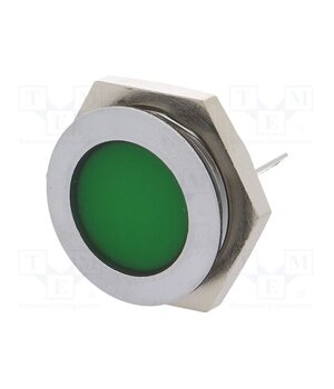 SMFL22712 Indicator: LED; flat; green; 12÷14VDC; Ø22mm; IP67; connectors gvj4TWEZuy-PXyIb1xzdWiFJwjHOkXaA9yefCpWjc6A