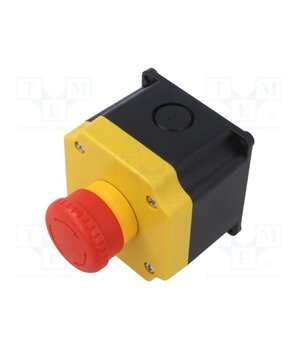 YB1W-YW1B-V4E11R-Y0 Control cassette; 22mm; YW; No.of butt: 1; mushroom; IP65; plastic R_ibl898pCPZ9qUJZeqgnsrsIxvvcHFVWOkusoYljZw