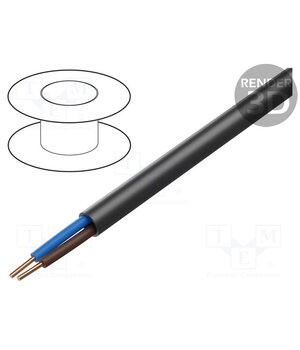 YKY-2X1.5 Wire; YKY; 2x1.5mm2; round; wire; Cu; PVC; black; 600V,1kV; 100m RUVnt7078i7OaPL-1lfkxaWtlN2xRQX85rq7rmPyWPc