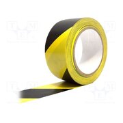 TP010702 Tape: warning; yellow-black; L: 33m; W: 50mm; self-adhesive; vinyl HC8FwA5ZhrYKHwqQCqxKU1Nj7OgfMw6feO6cyWcBUcI