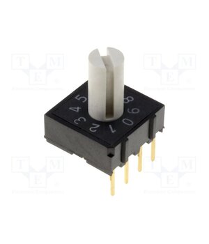 A6R-101RS Encoding switch; DEC/BCD; Pos: 10; THT; Rcont max: 200mΩ; A6R zQcWlG0LUeXYY-bwNR70BOqTWzTOBfol4oMj7yDA1Kk