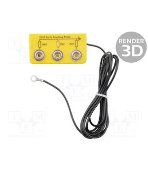 9-359-1 Grounding of cable systems; ESD; 70x35mm; 1MΩ; Len: 2.9m 8WVzkAzHM9sWlZH8g0Cbctii_YQnlyHO-eN1lbgnp6I