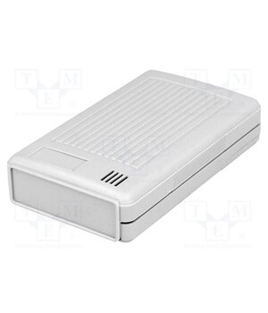 KM-105 GY Enclosure: specialist; X: 55mm; Y: 95mm; Z: 22mm; ABS; grey; screwed H84WKjdKmPyiEPrAWuG4B4w7YpoLz-0RPS3sjasp8VA