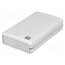 KM-105 GY Enclosure: specialist; X: 55mm; Y: 95mm; Z: 22mm; ABS; grey; screwed H84WKjdKmPyiEPrAWuG4B4w7YpoLz-0RPS3sjasp8VA