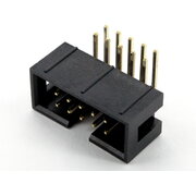 CONNECTOR  IDC 10pin Male, right-angled, soldered