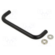 GN 425-AL-10-120-SW Holder; aluminium; black; H: 43mm; Mounting: M5 screw; GN 425 REa9R_KC4IB6lWvQJiQLrdj0ZDsoA9-gV3AEYpwX1uA