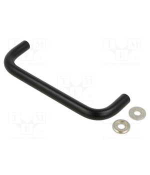GN 425-AL-10-120-SW Holder; aluminium; black; H: 43mm; Mounting: M5 screw; GN 425 REa9R_KC4IB6lWvQJiQLrdj0ZDsoA9-gV3AEYpwX1uA