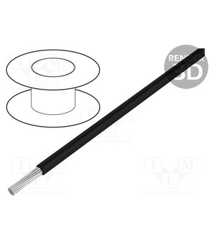 1853 BK005 Wire; HookUp Wire; stranded; Cu; 26AWG; PVC; black; 600V; 30.5m IVOKgL-lVG2apdPvaeQr43EgogIWwisScySUhciT6jk