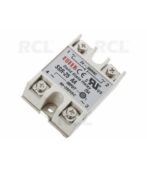 RELAY SSR Cietvielu 25A IN: 80–250 VAC OUT: AC 24–380 V SSR-25AA

 RLSS250X.jpg