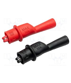 WAKROKPL10MINI Crocodile clip; 10A; 1kV; black,red; Grip capac: max.8mm; 2pcs. ynKwwuB9H52UHcZER8HoreuhqpoknfsTUM8RcGxPhgE